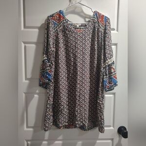 Umgee Paisley Boho Tunic Size Large